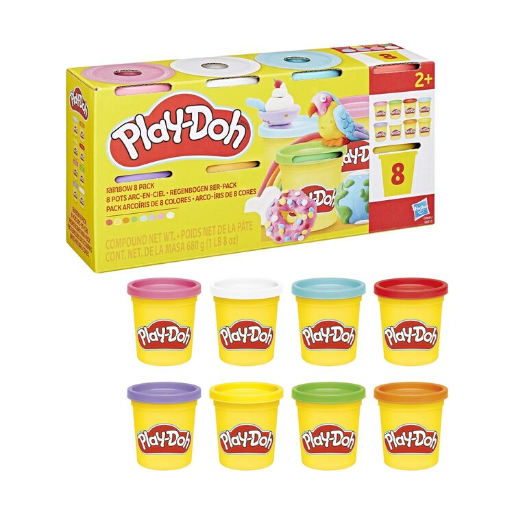 Product Hasbro Play-Doh: Doh &amp; More - Rainbow 8 Pack (G0691) image