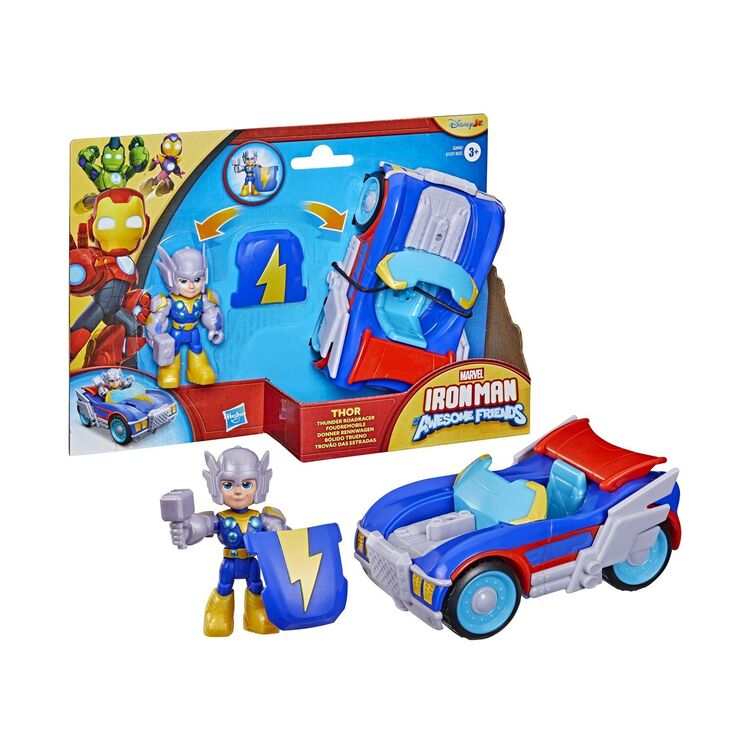 Product Hasbro Marvel: Iron Man And His Awesome Friends -Thor Thunder Roadracer Vehicle (G2692) image