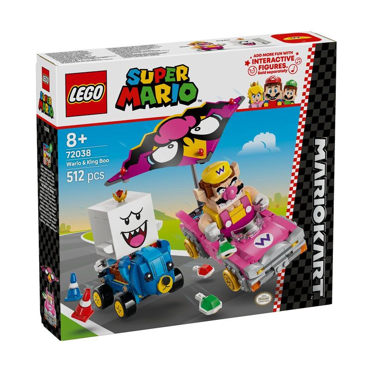 Product LEGO® Super Mario™: Mario Kart™ – Wario & King Boo (72038) image