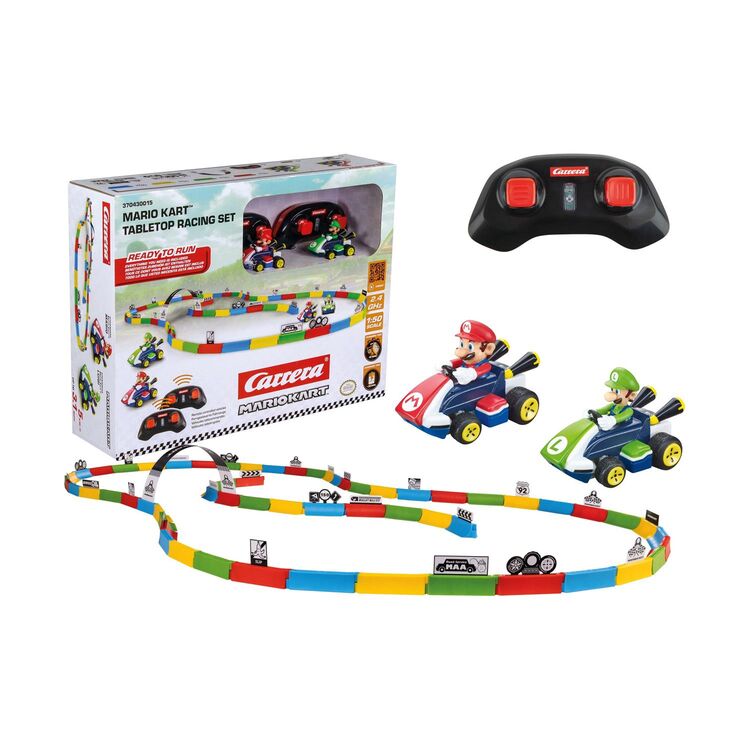Product Carrera R/C Mario Kart™ : Mario & Luigi - 1:50 Tabletop Racing Set (370430015) image