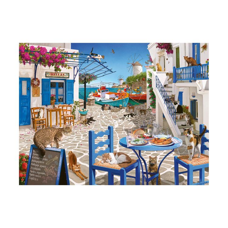 Product Παζλ Ravensburger Puzzle: Cats in Mykonos (1500 pcs) (12001450) image