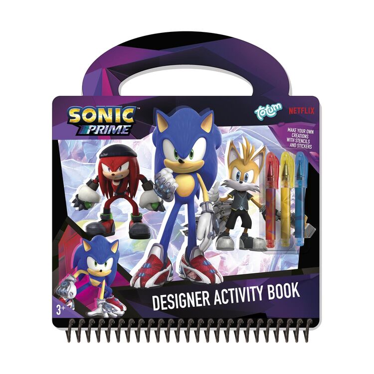 Product Totum: Sonic Prime - Designer Activity Book (TT280519) image
