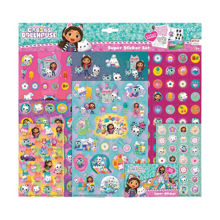 Product Aυτοκόλλητα Totum: Gabby's Dollhouse - Super Sticker Set (TT420380) image