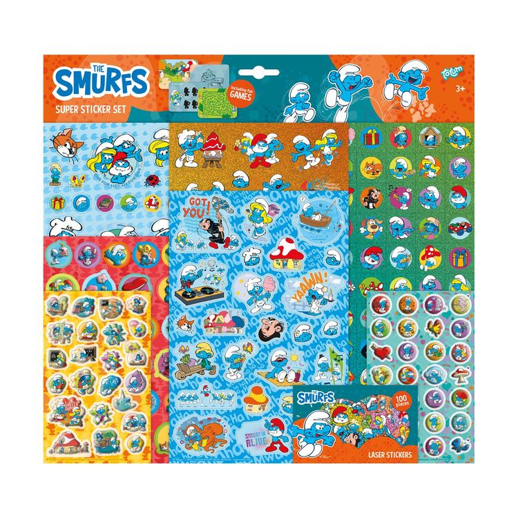 Product Totum: The Smurfs - Super Sticker Set (TT750067) image