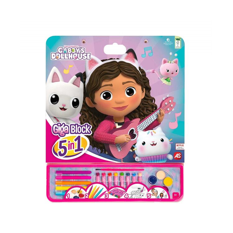 Product AS Gabby's Dollhouse - Giga Block 5 In 1 (1023-62757) image