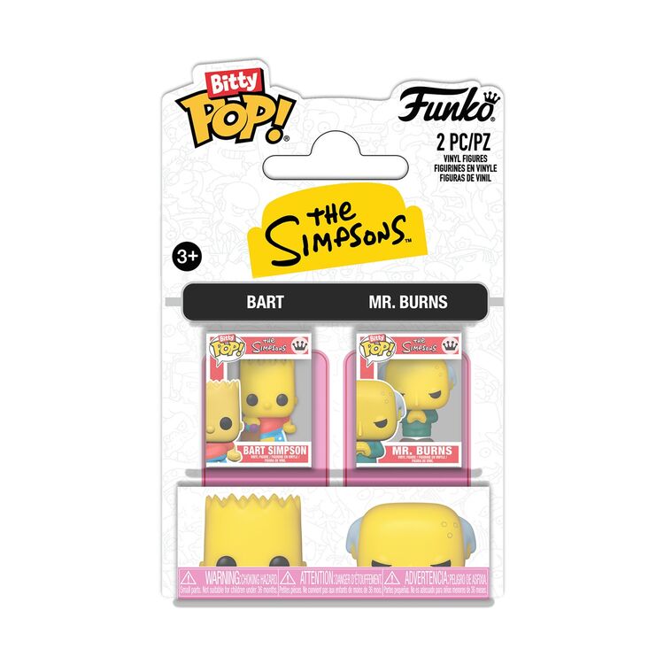 Product Φιγούρες Funko Bitty Pop! 2-Pack: The Simpsons - Bart Simpson & Mr. Burns image