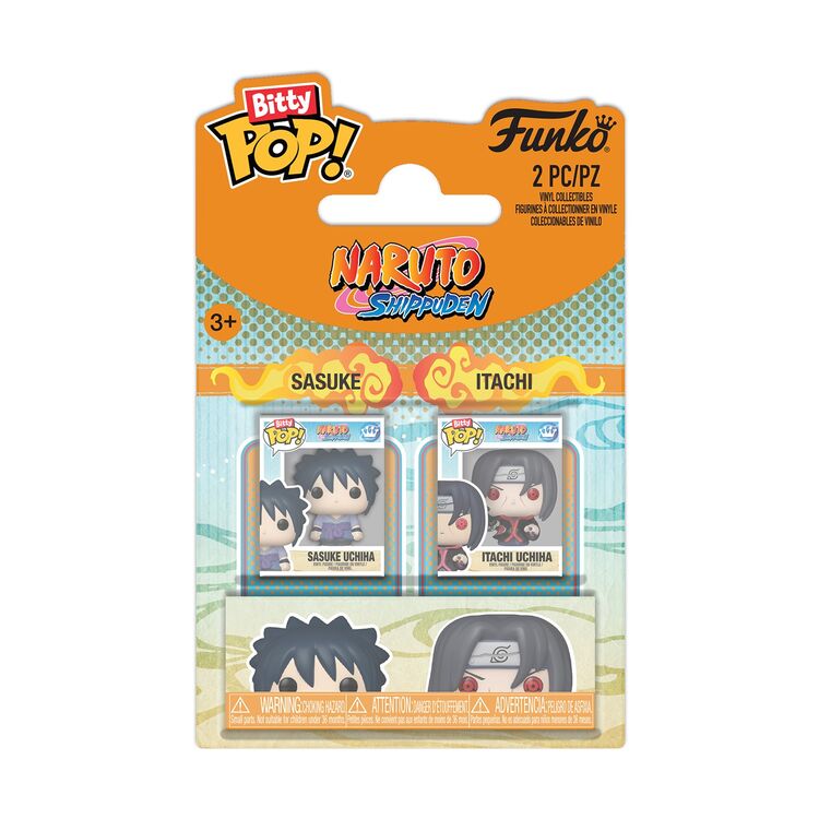 Product Funko Bitty Pop! 2-Pack: Naruto Shippuden - Sasuke & Itachi Vinyl Figures image