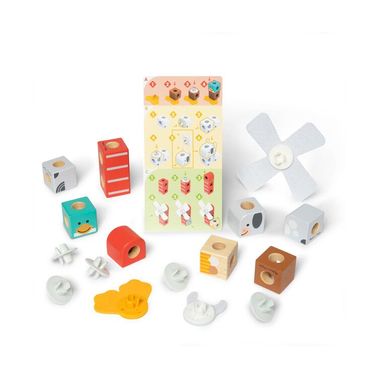 Product Τουβλάκια Melissa & Doug Bloackables: Farm Friends (6074896) image