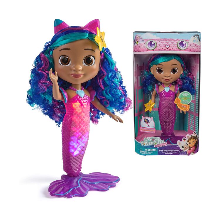 Product Κούκλα Spin Master Gabby's Dollhouse Movie: Sing & Shine Mermaid 'Gabby' (6074338) image