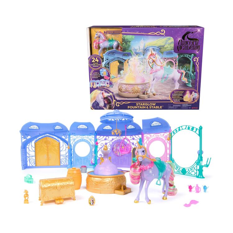 Product Spin Master Unicorn Academy: Starglow Fountain & Stable Playset (6072449) image