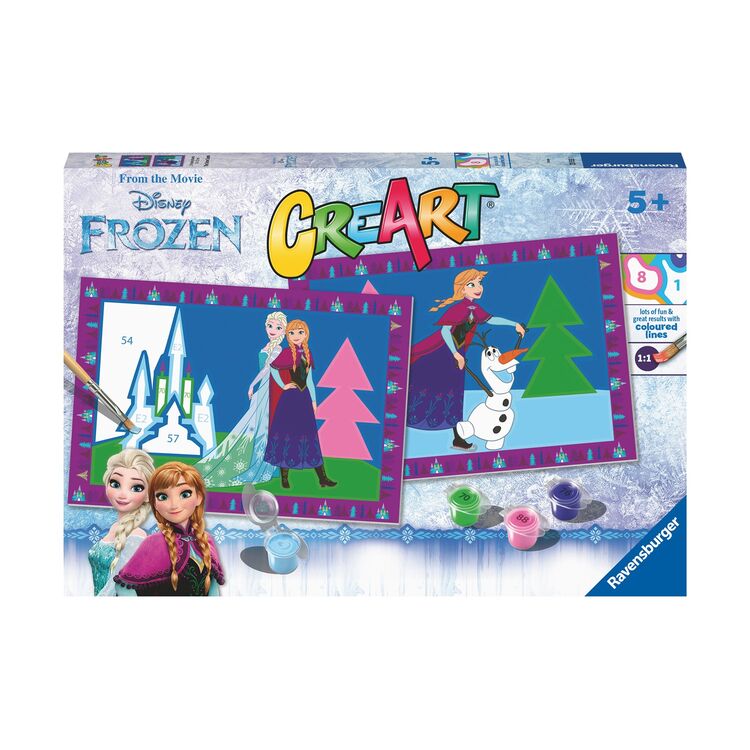 Product Παιχνίδι Ζωγραφικής Ravensburger: Creart Jr - Frozen (23555) image
