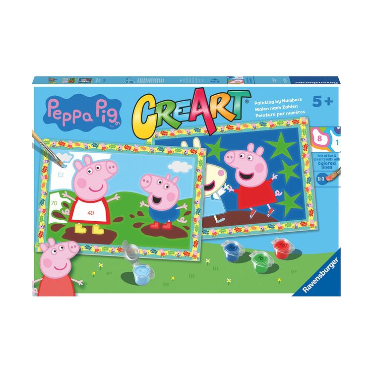 Product Παιχνίδι Ζωγραφικής Ravensburger: Creart Jr - Peppa Pig (23570) image