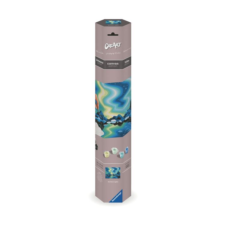 Product Σετ Ζωγραφικής Ravensburger: Creart Canvas - Northern Lights (23907) image