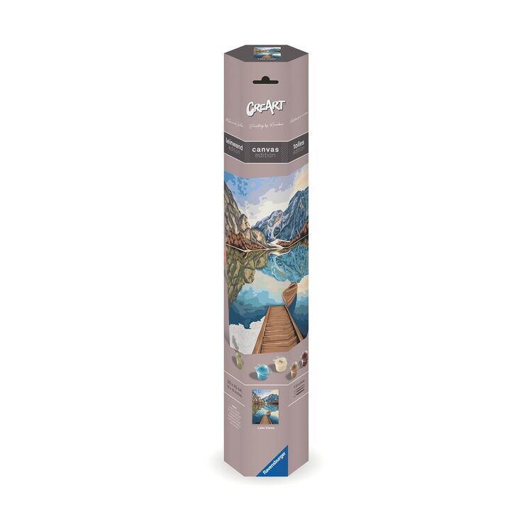 Product Σετ Ζωγραφικής Ravensburger: Creart Canvas - Lake Views (23909) image