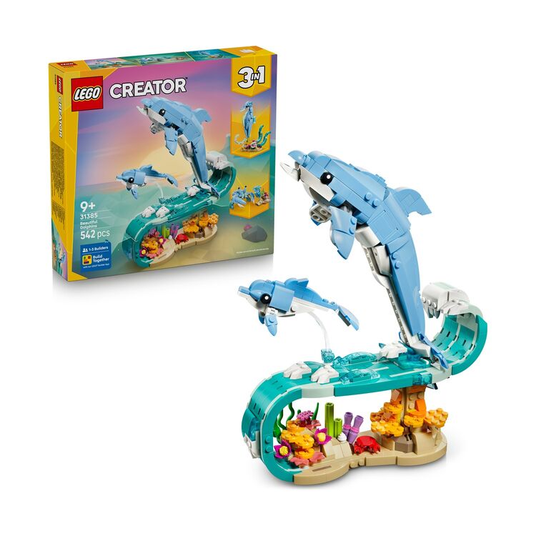 Product LEGO® Creator: Sea Animals: Beautiful Dolphins (31385) image