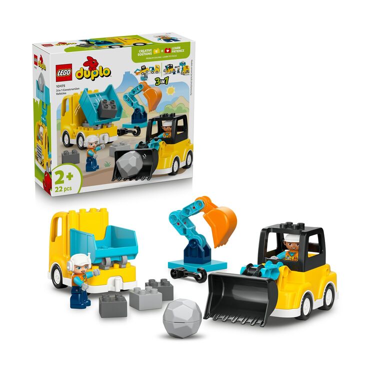 Product LEGO® DUPLO® Town: 3 in 1 Construction Vehicles (10475) image