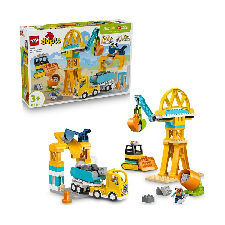Product LEGO® DUPLO® Town: 3 in 1 Construction Site and Vehicles (10476) image