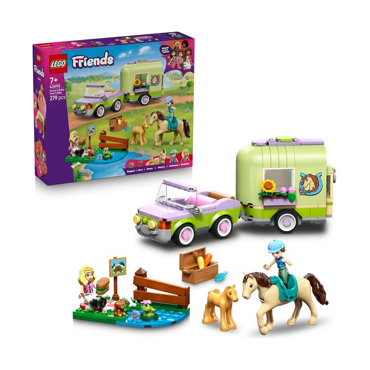 Product LEGO® Friends: Horse & Baby Foal Trailer (42695) image