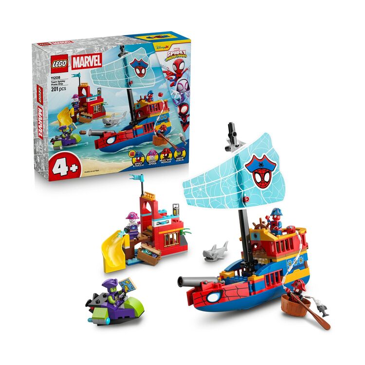 Product LEGO® Marvel: Spidey And His Amazing Friends Team Spidey Pirate Ship (11208) image