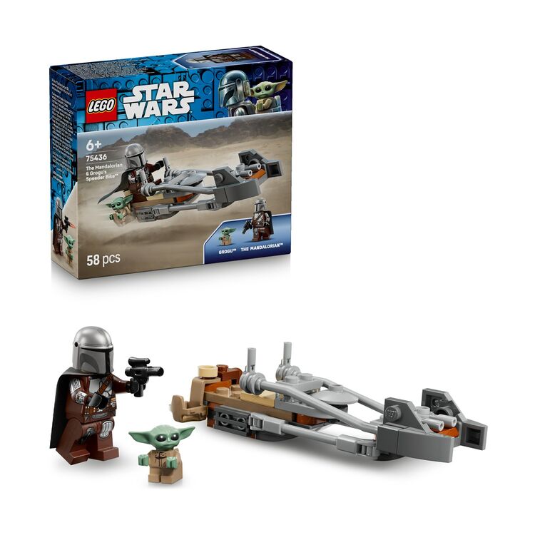 Product LEGO® Star Wars™: The Mandalorian & Grogu’s Speeder Bike™ (75436) image