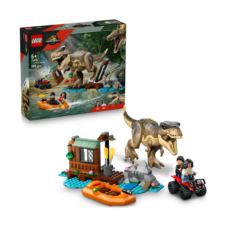 Product LEGO® Jurassic World: T. Rex River Escape (76975) image