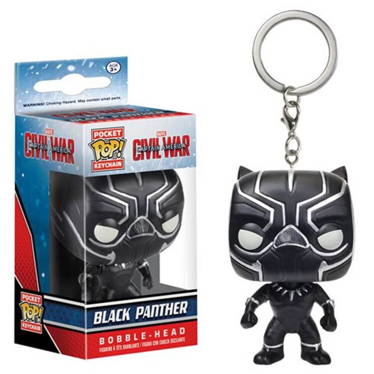 Product Pocket Pop! Captain America Civil War Black Panther Keychain image