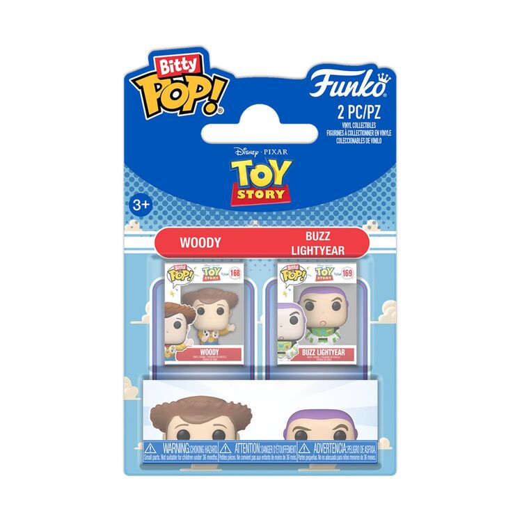 Product Φιγούρες Funko Bitty Pop! 2-pack: Toy Story - Woody & Buzz Lightyear image