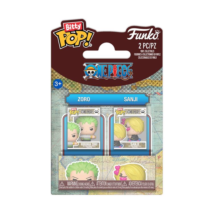 Product Funko Bitty Pop! 2-pack: One Piece - Zoro &amp; Sanji Vinyl Figures image