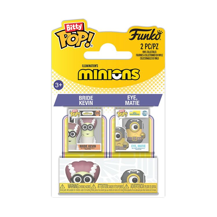 Product Φιγούρες Funko Bitty Pop! 2-pack: Minions - Bride Kevin &amp; Eye, Matie image