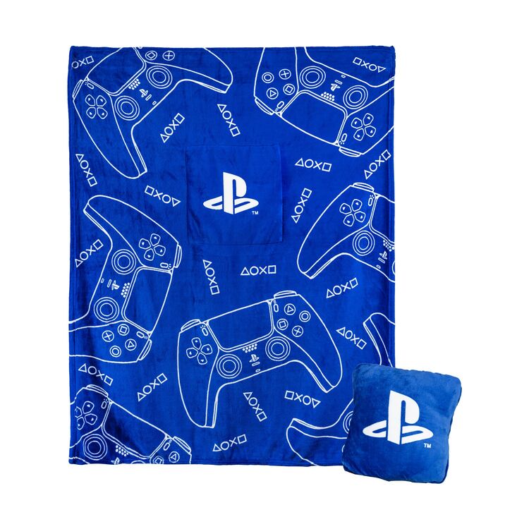 Product Κουβέρτα Paladone: Playstation Cushion Blanket (PP13662PS) image