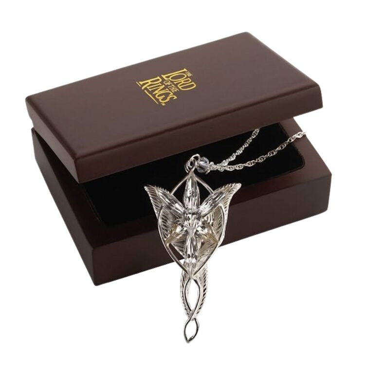 Product Lord Of The Rings Arwen's Evenstar Sterling Silver Pendant With Swarovski Crystals image
