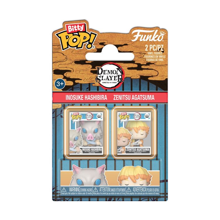 Product Φιγούρες Funko Bitty Pop! 2-Pack: Demon Slayer - Inosuke Hashibira &amp; Zenitsu Agatsuma image