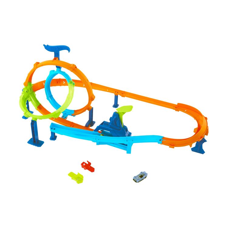 Product Mattel Hot Wheels Speed Snap: Stunt Tracks - Rapid Launch Cyclone Playset (JHK73) image