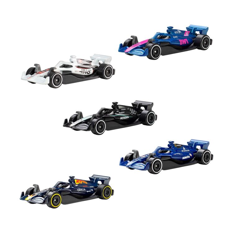 Product Mattel Hot Wheels: Racing Vehicles - F1 2025 Teams Set of 5 (JLN11) image