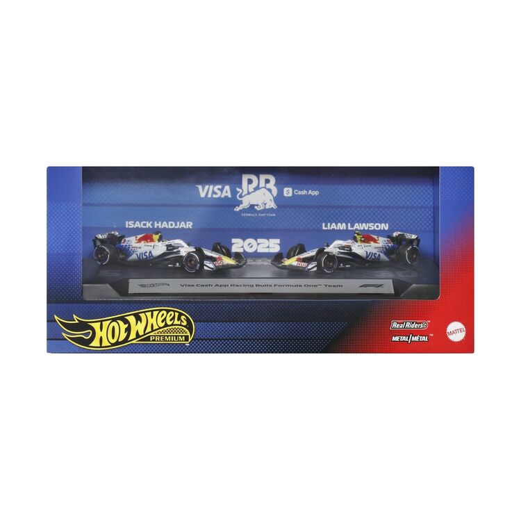 Product Σετ Αυτοκινήτων Mattel Hot Wheels Premium: Formula1 2025 - Visa Cash App Racing Bulls Formula One Team image