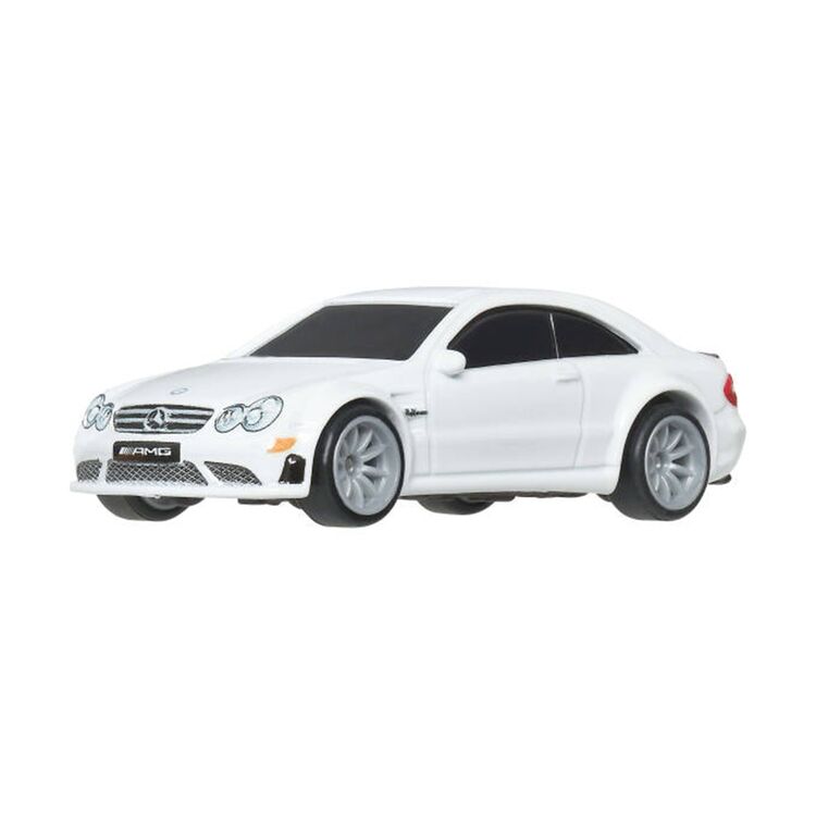 Product Mattel Hot Wheels Premium: Power Trip - 2008 Mercedes-Benz CLK 63 AMG Black Series Vehicle (JKF29) image