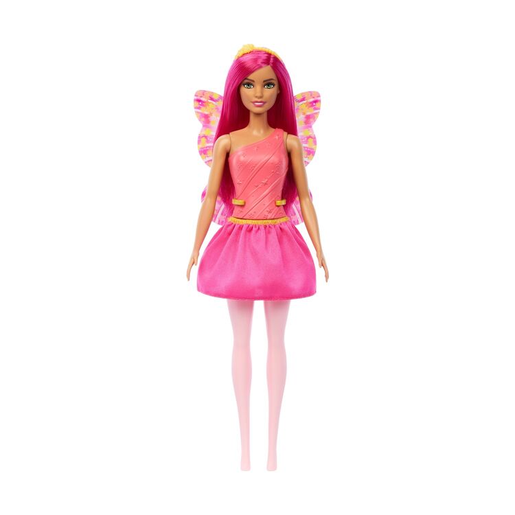 Product Mattel Barbie: Fairy Ballerina – Pink Dress & Purple Hair Doll (JKB63) image