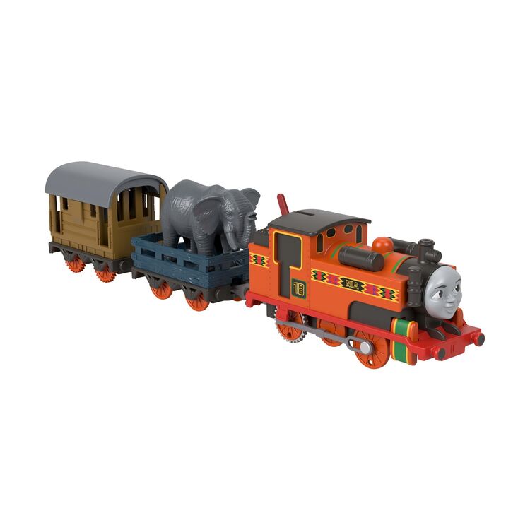 Product Fisher-Price Thomas & Friends: Motorized Trains - Classic Nia with 2 Wagons Train (JFV77) image