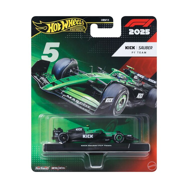 Product Mattel Hot Wheels Premium: F1 – Kick Sauber Team Vehicle (JKD89) image