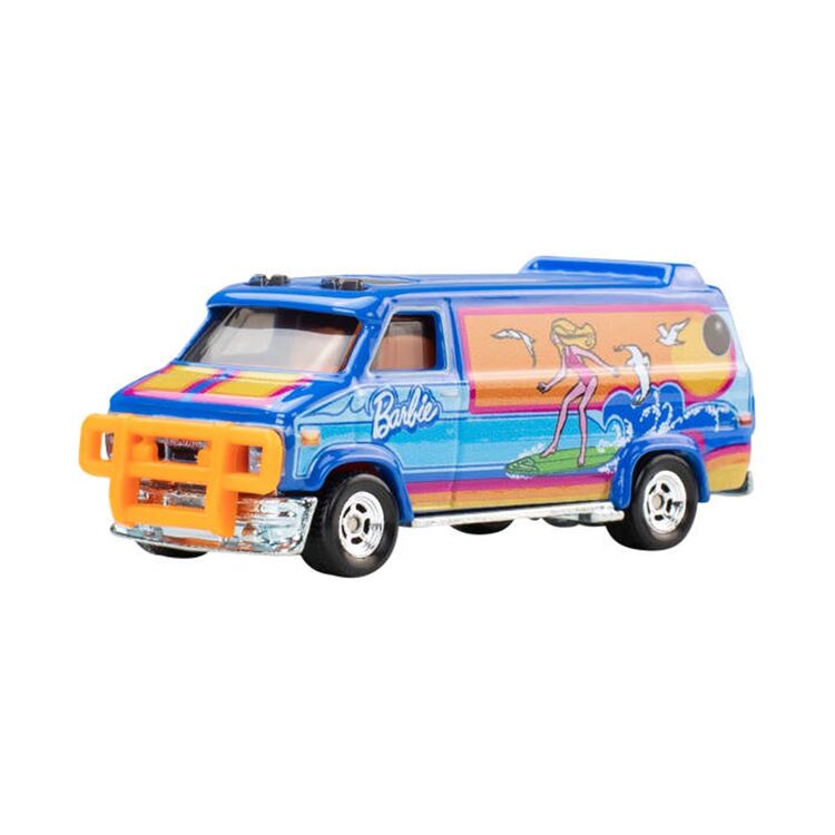 Product Mattel Hot Wheels Premium: Barbie Pop Culture – Custom GMC Panel Van Vehicle (JHW98) image