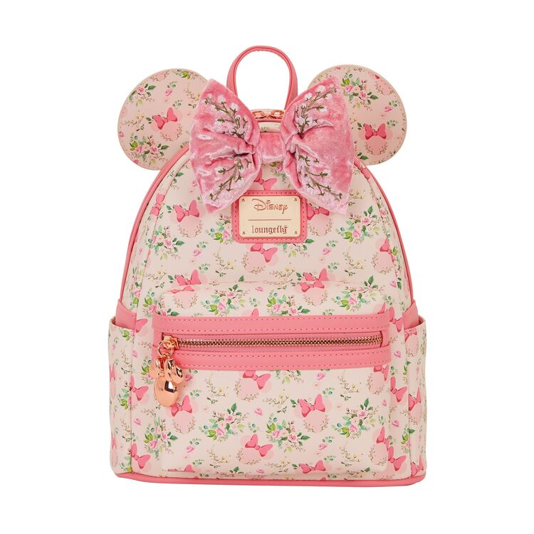 Product Loungefly Disney: Minnie Mouse Floral Mini Backpack image
