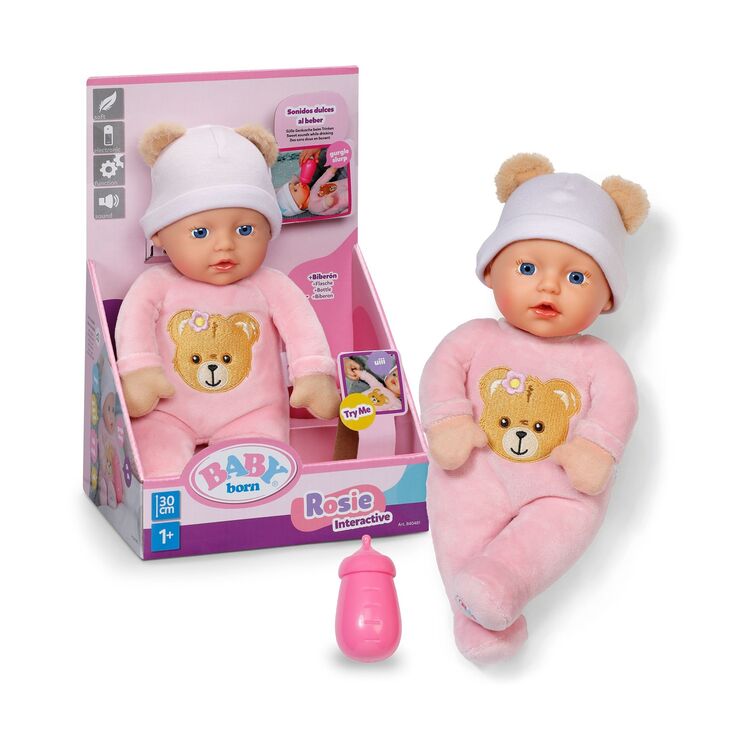 Product Κούκλα Zapf Creation: Baby Born Rosy Interactive Doll With Sounds (30cm) (840481) image