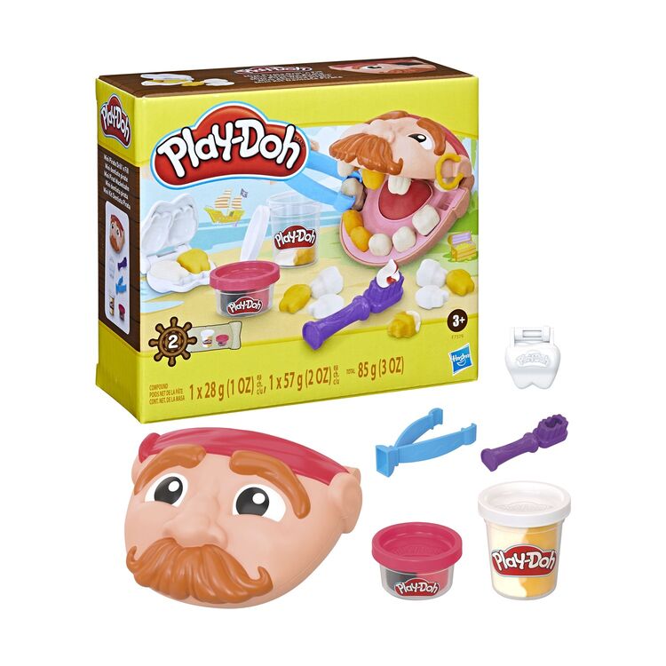 Product Σετ Πλαστελίνης Hasbro Play-Doh: Mini Pirate Drill'n Fill (F7379) image