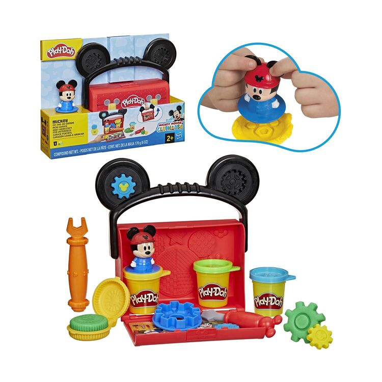Product Hasbro Play-Doh Disney Jr: Mickey Mouse Clubhouse - On-The-Go Garage Playset (G3109) * image