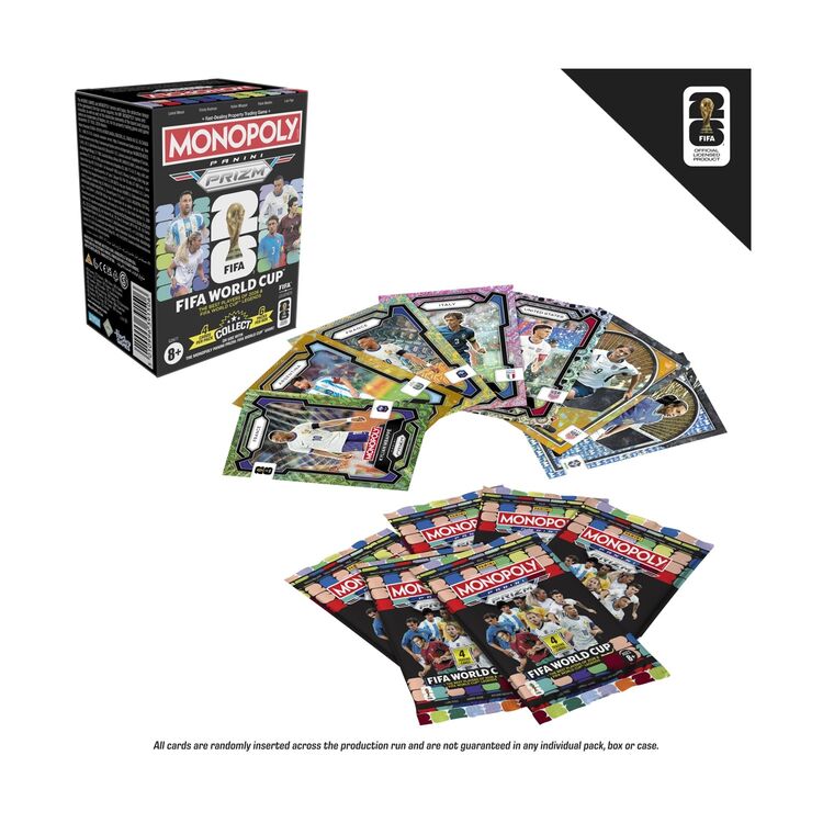Product Hasbro Monopoly Panini Prizm: Fifa World Cup Booster Pack (English Language) (G2677) image