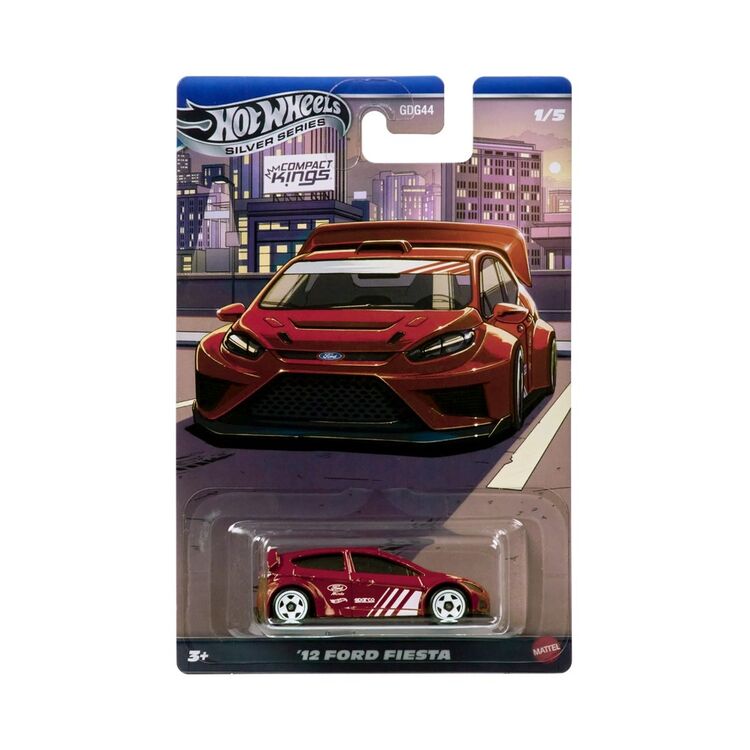 Product Mattel Hot Wheels Silver Series: Compact Kings - '12 Ford Fiesta Vehicle (JKX58) image