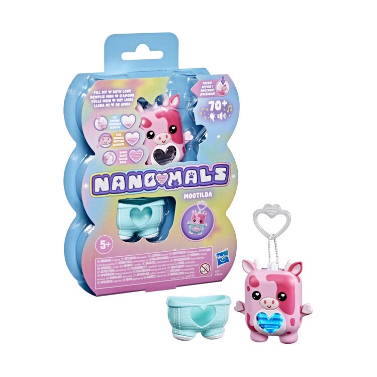 Product Μπρελόκ Μινιατούρα Hasbro Nano-Mals: Mootilda - Strawberry Cow (G2212) image