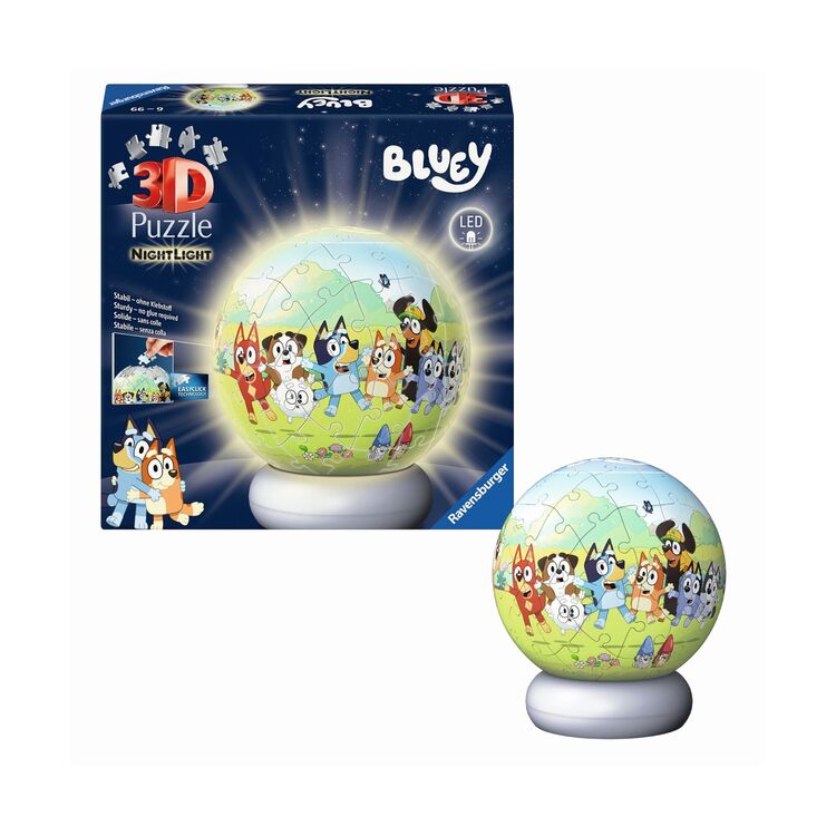 Product Παζλ Ravensburger 3D Puzzle: Nightlight Bluey (12008060) image