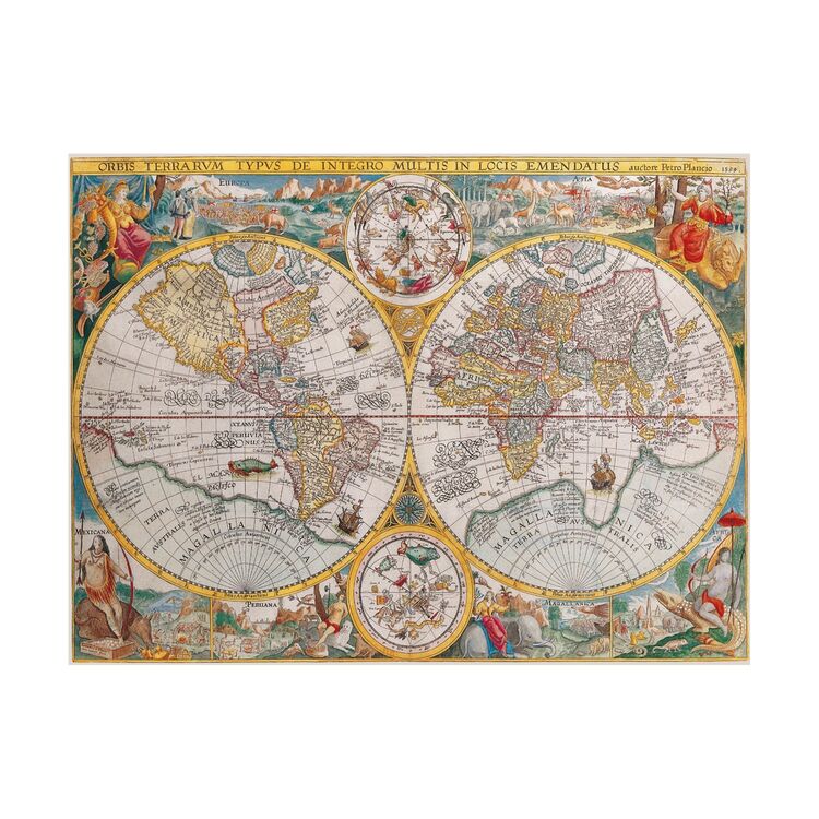 Product Παζλ Ravensburger Puzzle: World Map 1594 1500 Κομμάτια (12000716) image