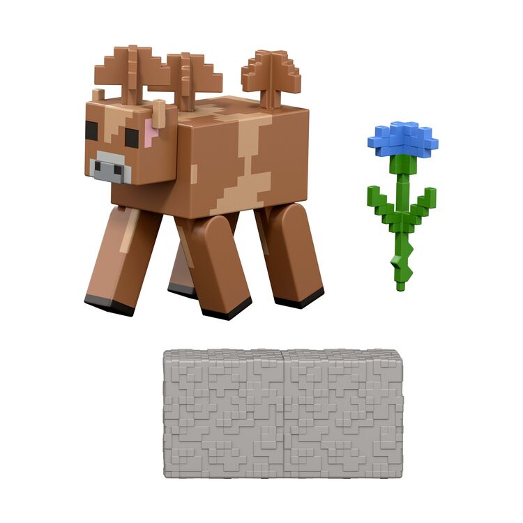 Product Mattel Minecraft: Redstone Charged - Mooshroom 8cm Figure (JJR95) image